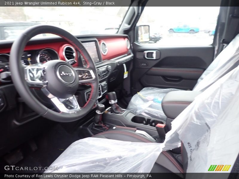 Sting-Gray / Black 2021 Jeep Wrangler Unlimited Rubicon 4x4