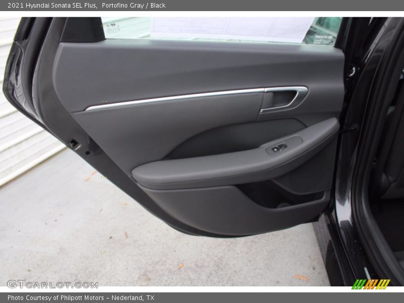 Portofino Gray / Black 2021 Hyundai Sonata SEL Plus