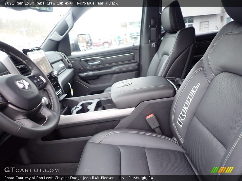 Hydro Blue Pearl / Black 2021 Ram 1500 Rebel Crew Cab 4x4