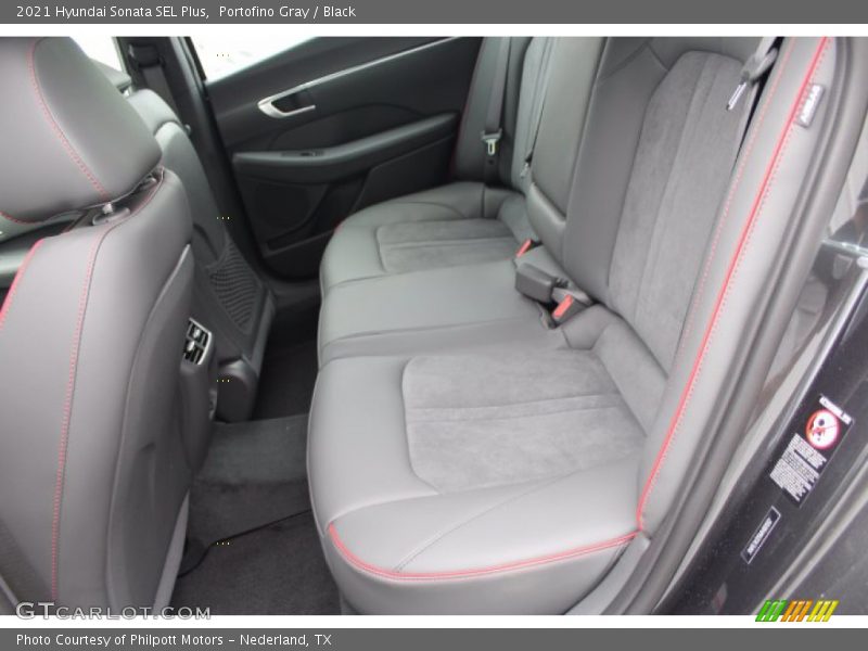 Portofino Gray / Black 2021 Hyundai Sonata SEL Plus