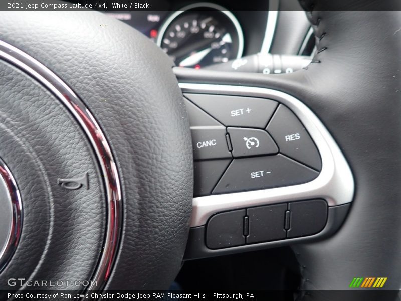 White / Black 2021 Jeep Compass Latitude 4x4