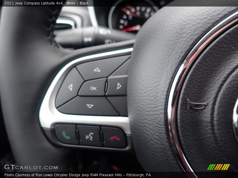 White / Black 2021 Jeep Compass Latitude 4x4