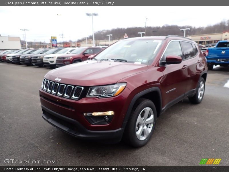 Redline Pearl / Black/Ski Gray 2021 Jeep Compass Latitude 4x4