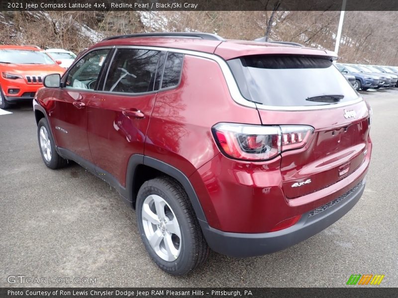 Redline Pearl / Black/Ski Gray 2021 Jeep Compass Latitude 4x4