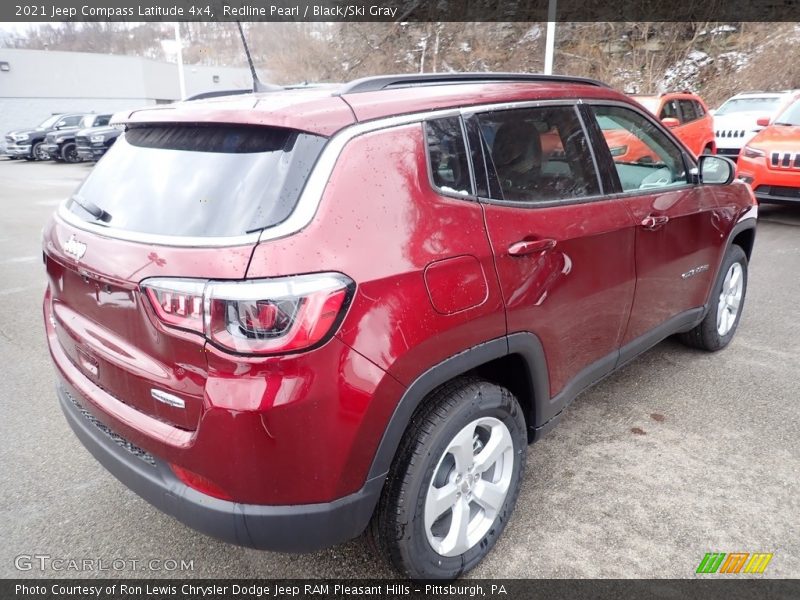 Redline Pearl / Black/Ski Gray 2021 Jeep Compass Latitude 4x4
