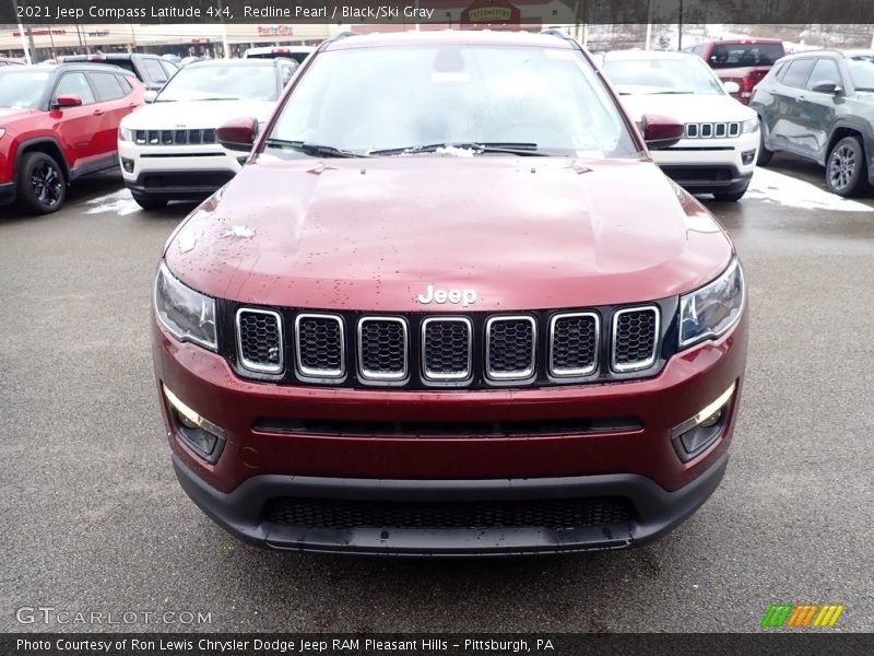 Redline Pearl / Black/Ski Gray 2021 Jeep Compass Latitude 4x4