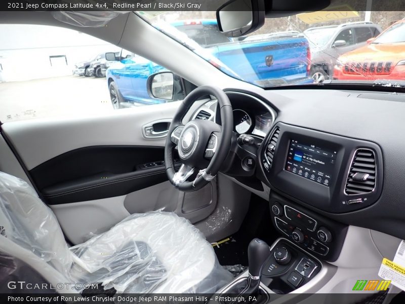 Redline Pearl / Black/Ski Gray 2021 Jeep Compass Latitude 4x4