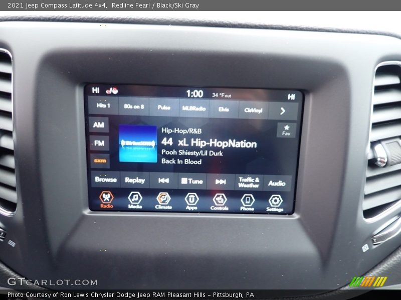 Redline Pearl / Black/Ski Gray 2021 Jeep Compass Latitude 4x4