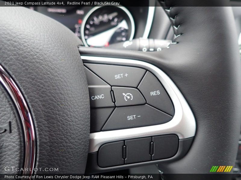 Redline Pearl / Black/Ski Gray 2021 Jeep Compass Latitude 4x4