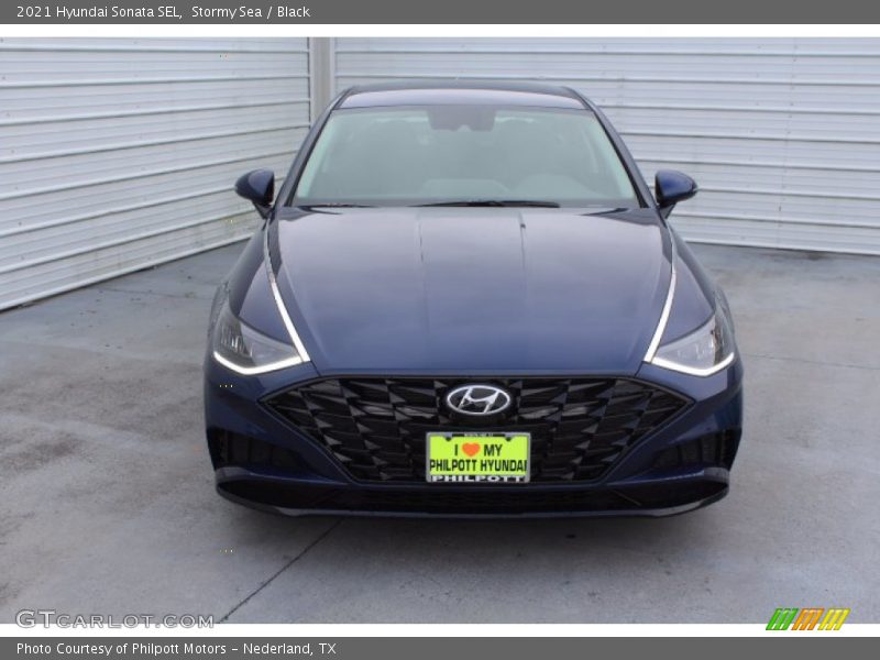 Stormy Sea / Black 2021 Hyundai Sonata SEL