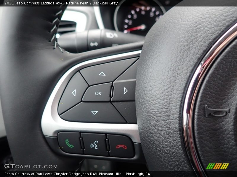 Redline Pearl / Black/Ski Gray 2021 Jeep Compass Latitude 4x4