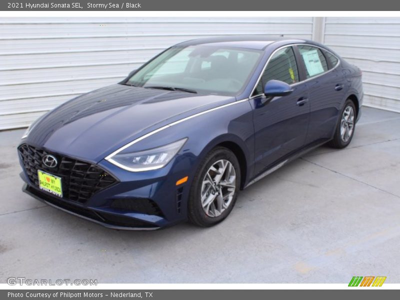 Stormy Sea / Black 2021 Hyundai Sonata SEL