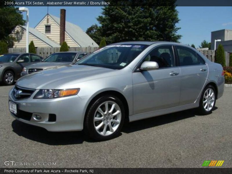 Alabaster Silver Metallic / Ebony Black 2006 Acura TSX Sedan