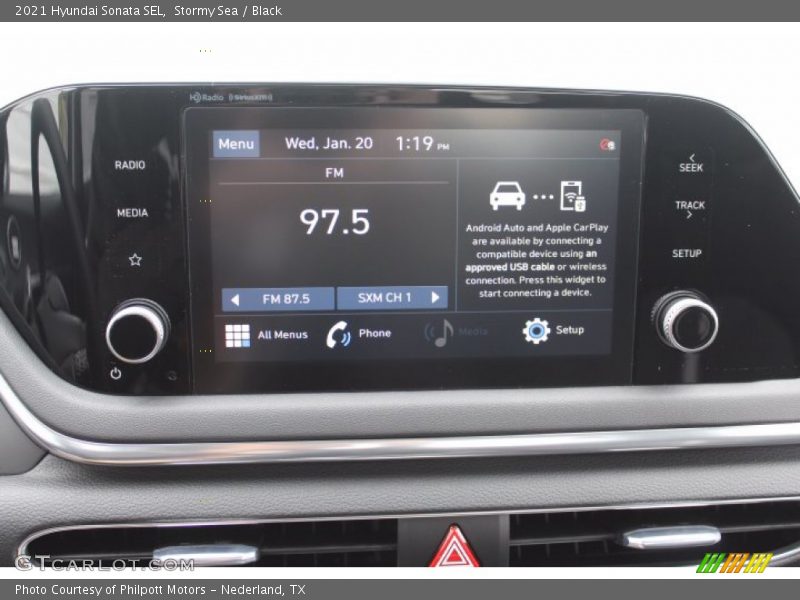 Stormy Sea / Black 2021 Hyundai Sonata SEL