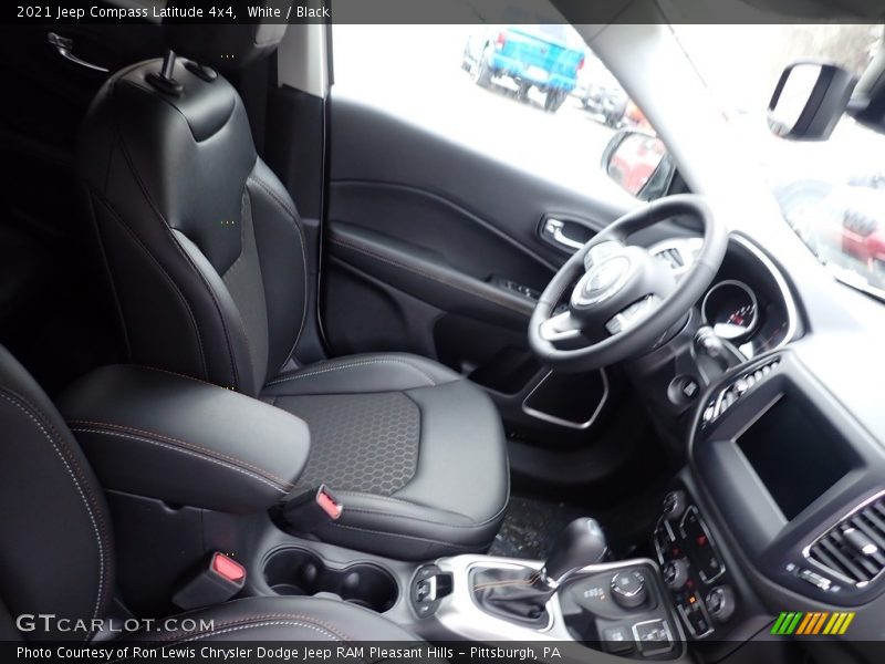 White / Black 2021 Jeep Compass Latitude 4x4
