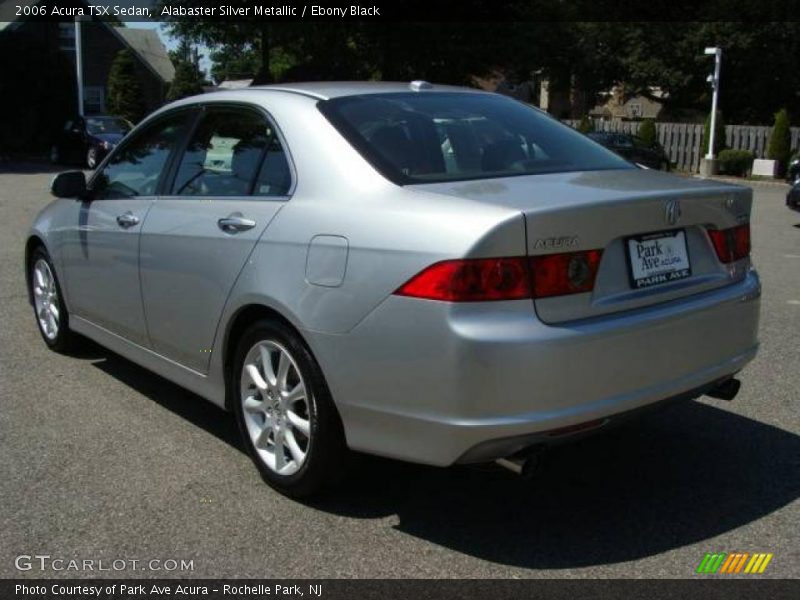 Alabaster Silver Metallic / Ebony Black 2006 Acura TSX Sedan