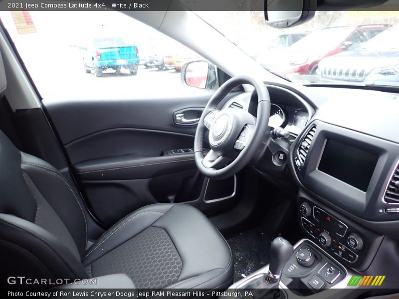White / Black 2021 Jeep Compass Latitude 4x4