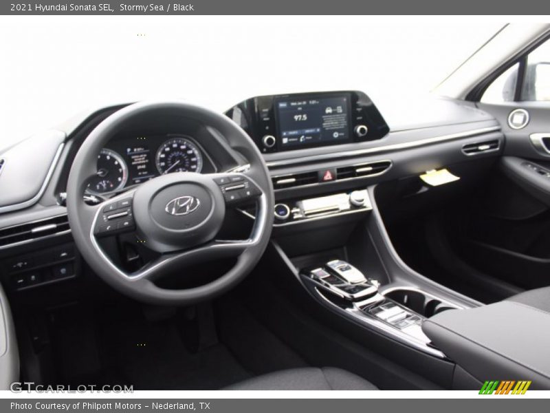 Stormy Sea / Black 2021 Hyundai Sonata SEL