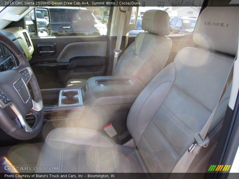 Summit White / Cocoa/Dune 2016 GMC Sierra 2500HD Denali Crew Cab 4x4