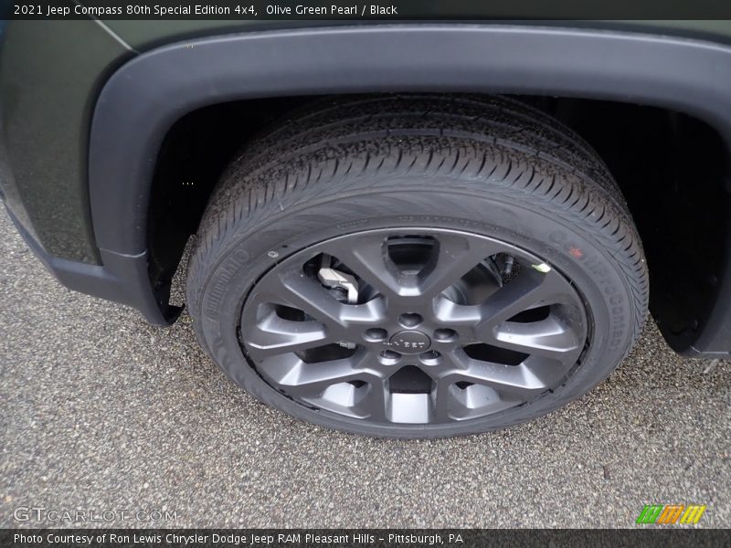Olive Green Pearl / Black 2021 Jeep Compass 80th Special Edition 4x4