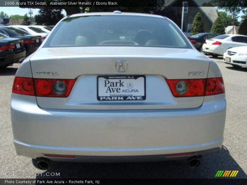 Alabaster Silver Metallic / Ebony Black 2006 Acura TSX Sedan