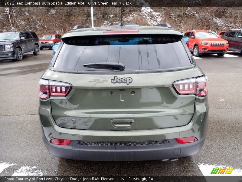 Olive Green Pearl / Black 2021 Jeep Compass 80th Special Edition 4x4