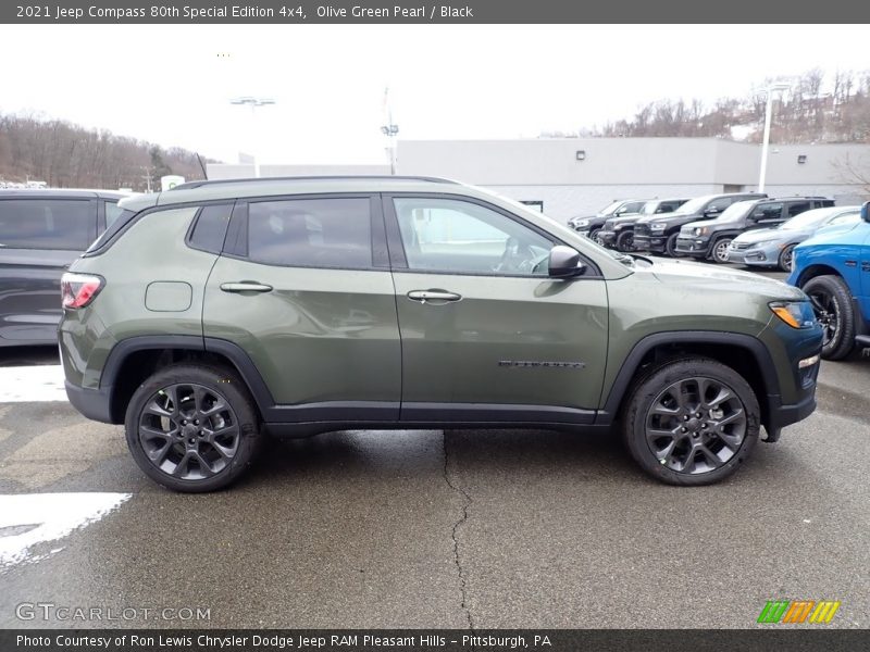 Olive Green Pearl / Black 2021 Jeep Compass 80th Special Edition 4x4