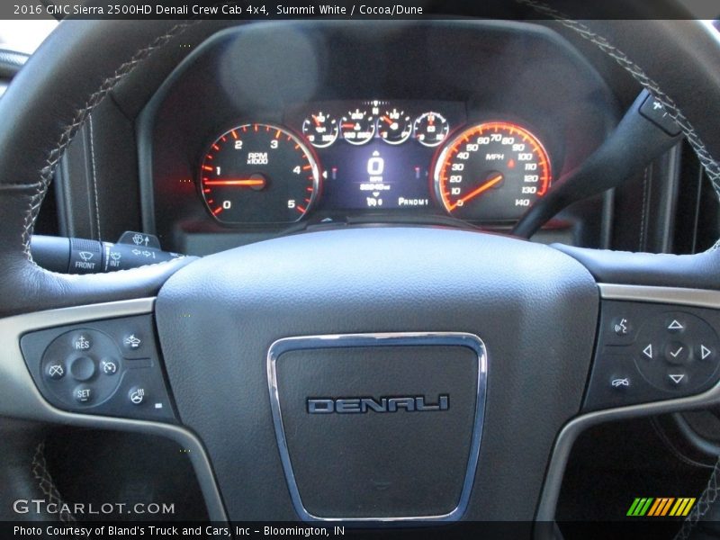 Summit White / Cocoa/Dune 2016 GMC Sierra 2500HD Denali Crew Cab 4x4