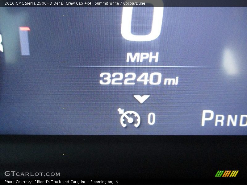 Summit White / Cocoa/Dune 2016 GMC Sierra 2500HD Denali Crew Cab 4x4