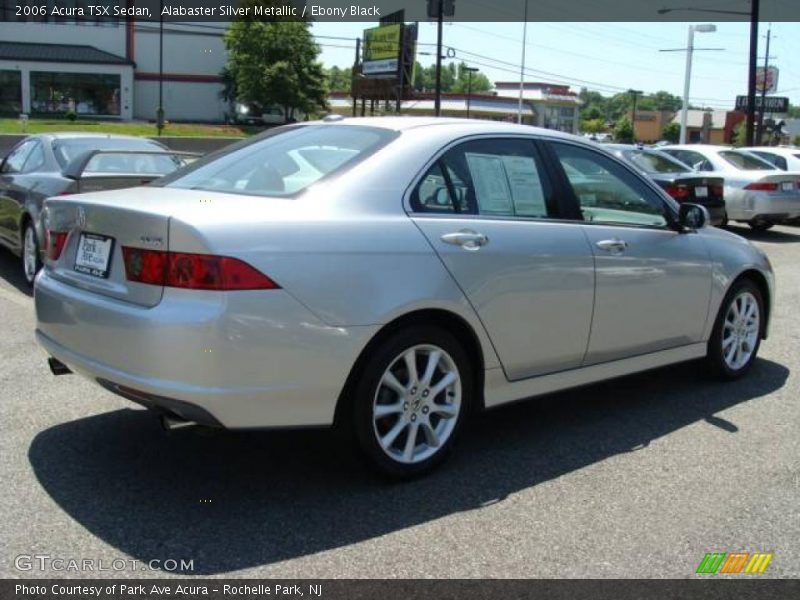 Alabaster Silver Metallic / Ebony Black 2006 Acura TSX Sedan