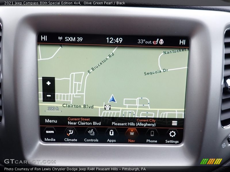 Olive Green Pearl / Black 2021 Jeep Compass 80th Special Edition 4x4