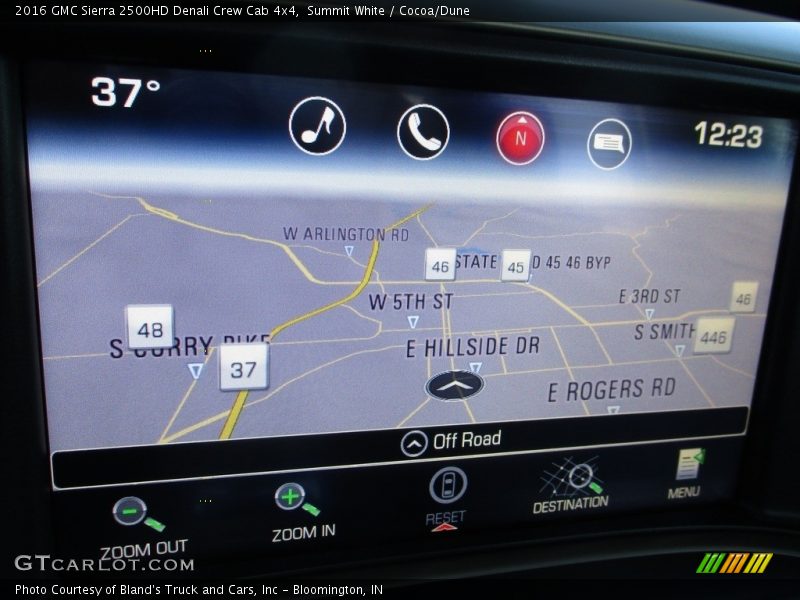 Summit White / Cocoa/Dune 2016 GMC Sierra 2500HD Denali Crew Cab 4x4