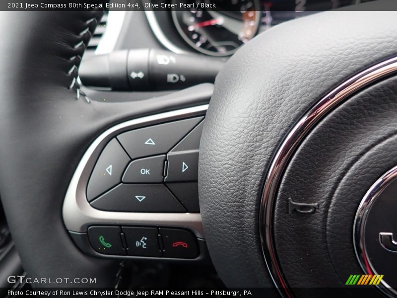 Olive Green Pearl / Black 2021 Jeep Compass 80th Special Edition 4x4