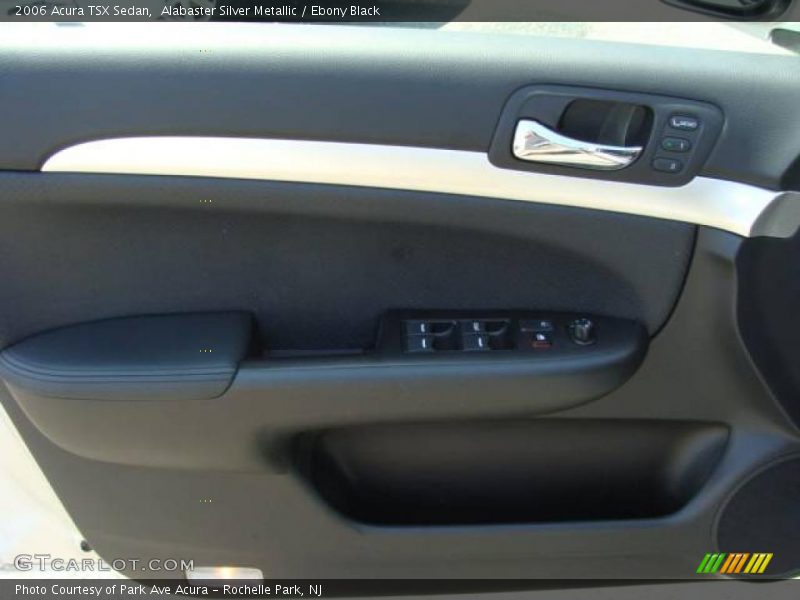 Alabaster Silver Metallic / Ebony Black 2006 Acura TSX Sedan