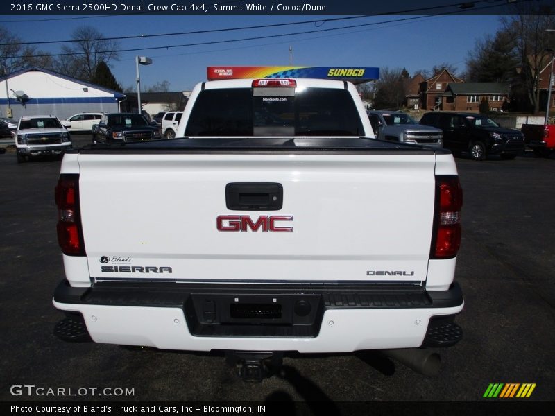 Summit White / Cocoa/Dune 2016 GMC Sierra 2500HD Denali Crew Cab 4x4