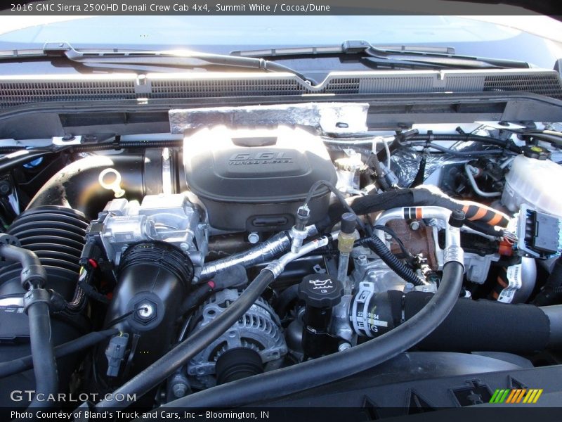 Summit White / Cocoa/Dune 2016 GMC Sierra 2500HD Denali Crew Cab 4x4