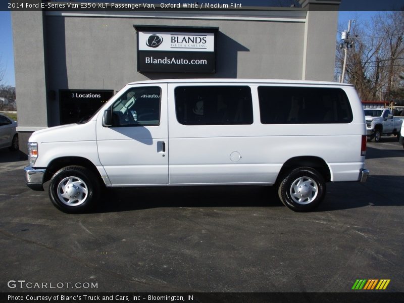 Oxford White / Medium Flint 2014 Ford E-Series Van E350 XLT Passenger Van