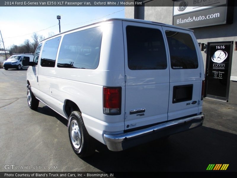 Oxford White / Medium Flint 2014 Ford E-Series Van E350 XLT Passenger Van