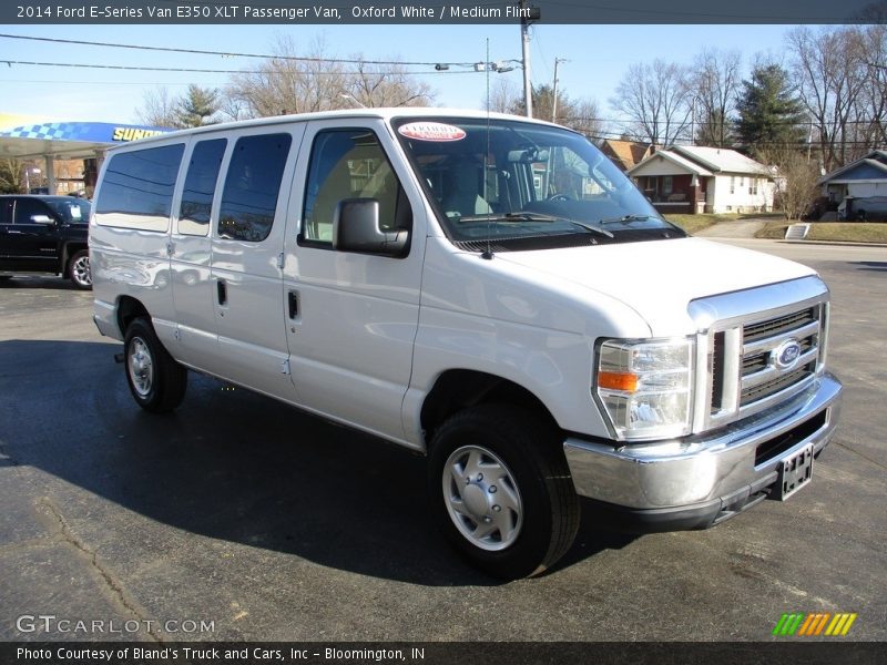 Oxford White / Medium Flint 2014 Ford E-Series Van E350 XLT Passenger Van