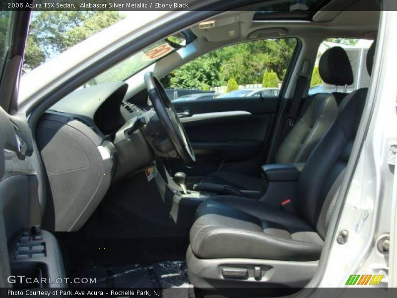 Alabaster Silver Metallic / Ebony Black 2006 Acura TSX Sedan