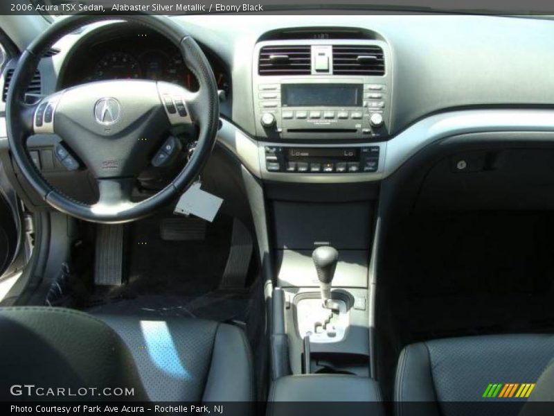 Alabaster Silver Metallic / Ebony Black 2006 Acura TSX Sedan