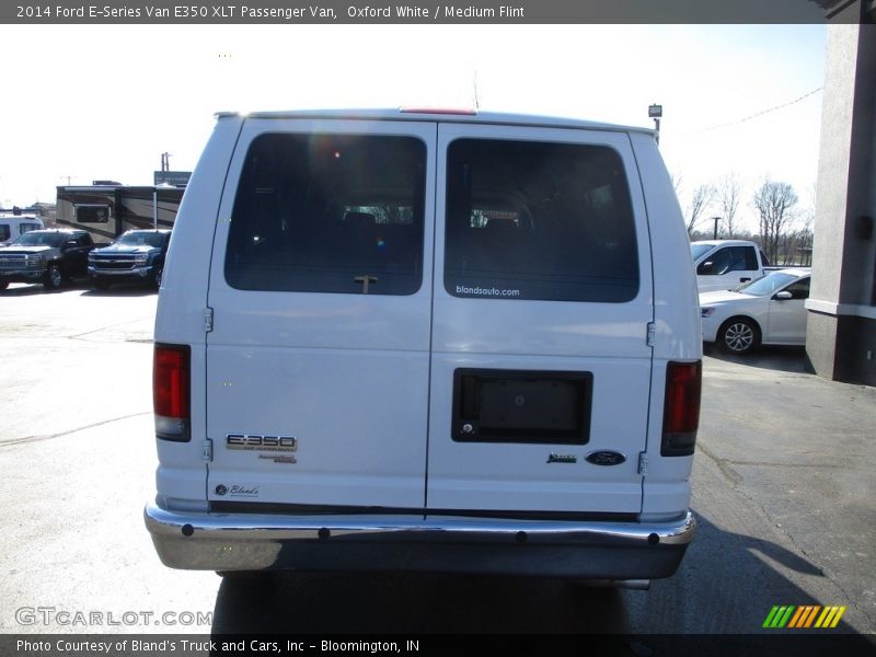 Oxford White / Medium Flint 2014 Ford E-Series Van E350 XLT Passenger Van