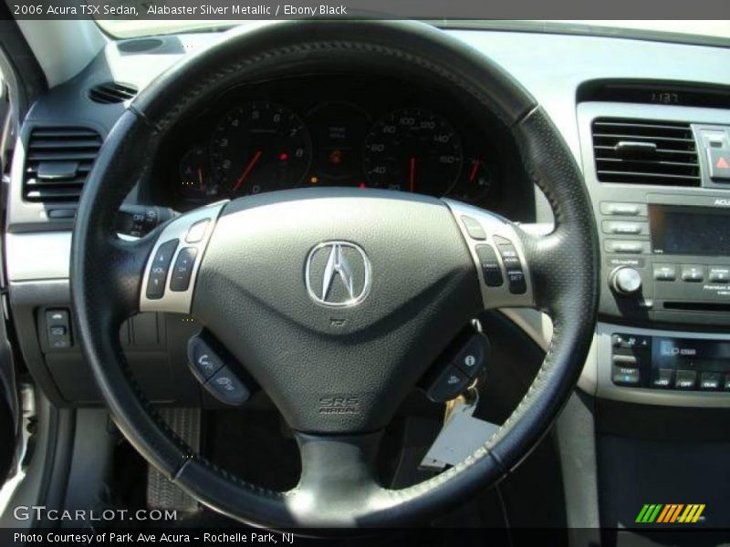 Alabaster Silver Metallic / Ebony Black 2006 Acura TSX Sedan