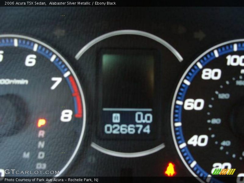 Alabaster Silver Metallic / Ebony Black 2006 Acura TSX Sedan