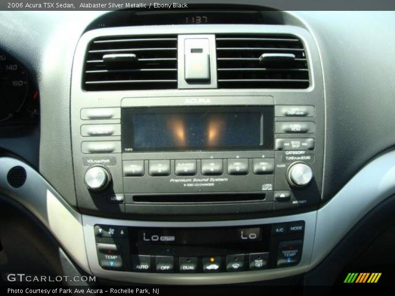 Alabaster Silver Metallic / Ebony Black 2006 Acura TSX Sedan