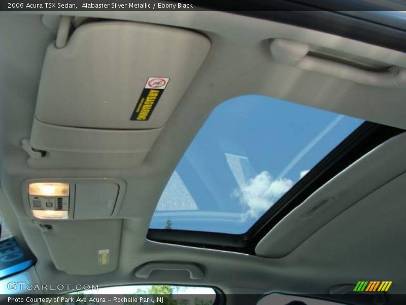 Alabaster Silver Metallic / Ebony Black 2006 Acura TSX Sedan