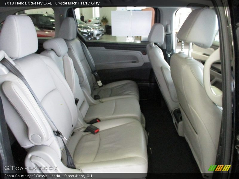 Crystal Black Pearl / Gray 2018 Honda Odyssey EX-L