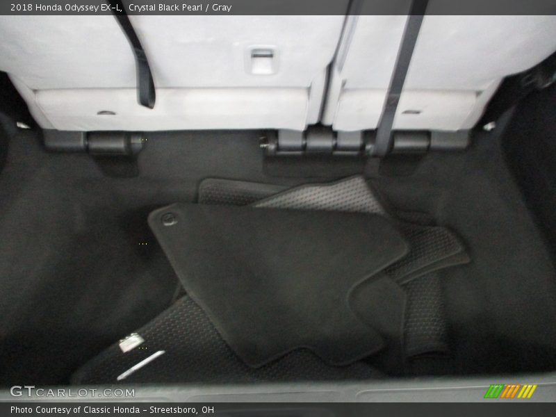 Crystal Black Pearl / Gray 2018 Honda Odyssey EX-L