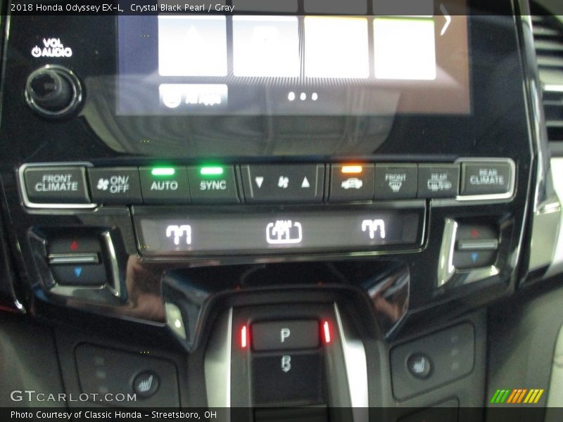 Crystal Black Pearl / Gray 2018 Honda Odyssey EX-L