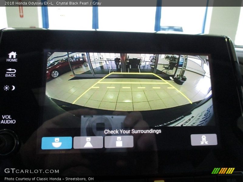 Crystal Black Pearl / Gray 2018 Honda Odyssey EX-L
